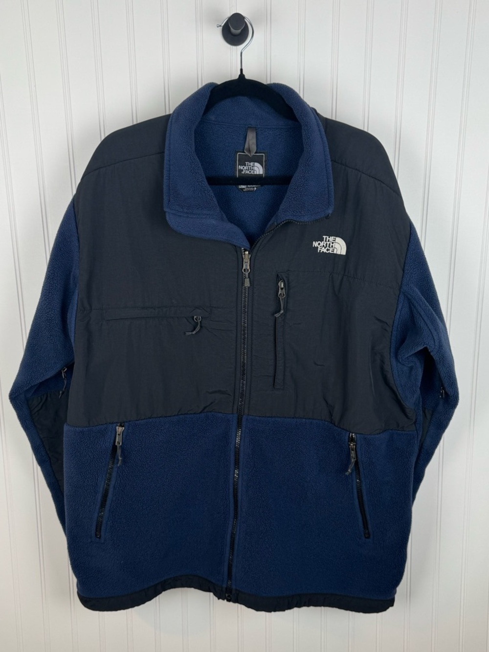 The North Face Polartec Fleece Jacket Blue/Black Full Zip Men’s XL